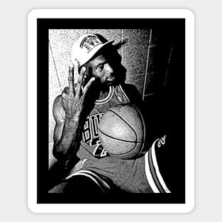 Michael Jordan <<>> Drawing Lines Artwork Magnet